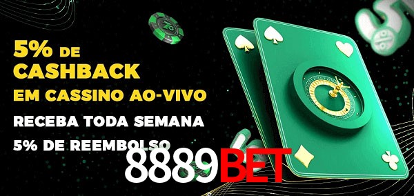Promoções do cassino ao Vivo 8889BET